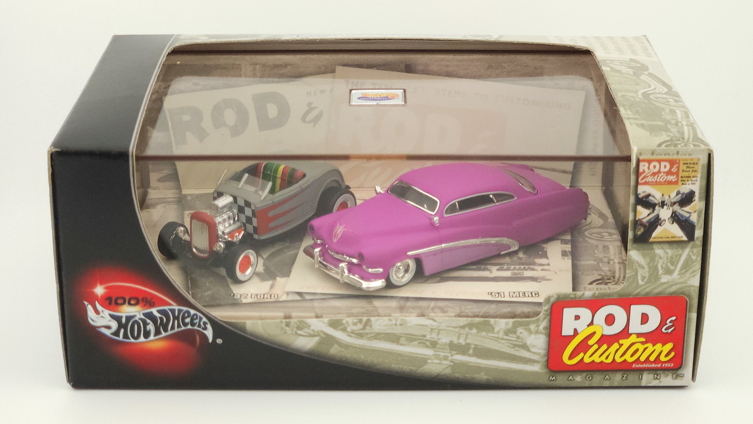 2002 - Rod & Custom Magazine 2-Car Set - Packaging