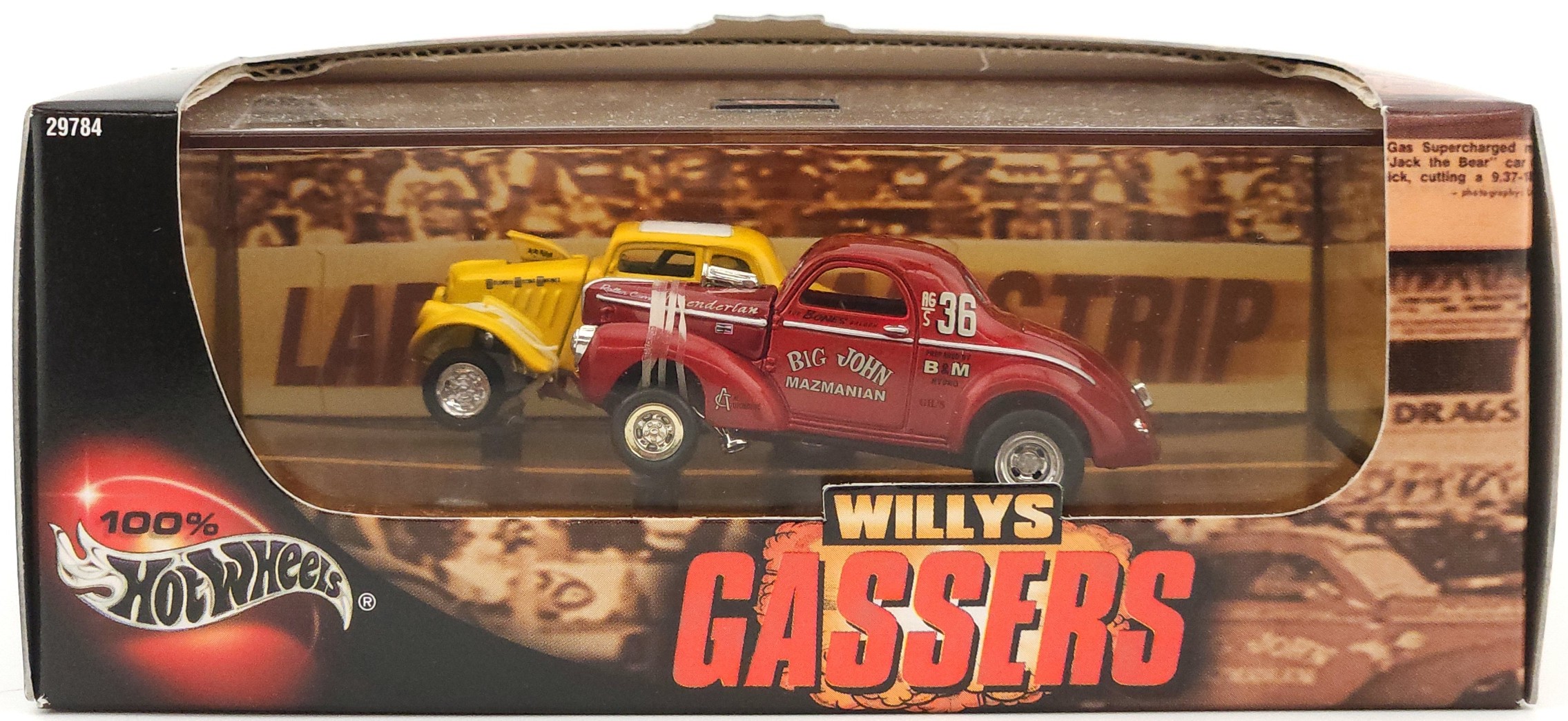 2001 - Willys Gassers 2-Car Set - Packaging