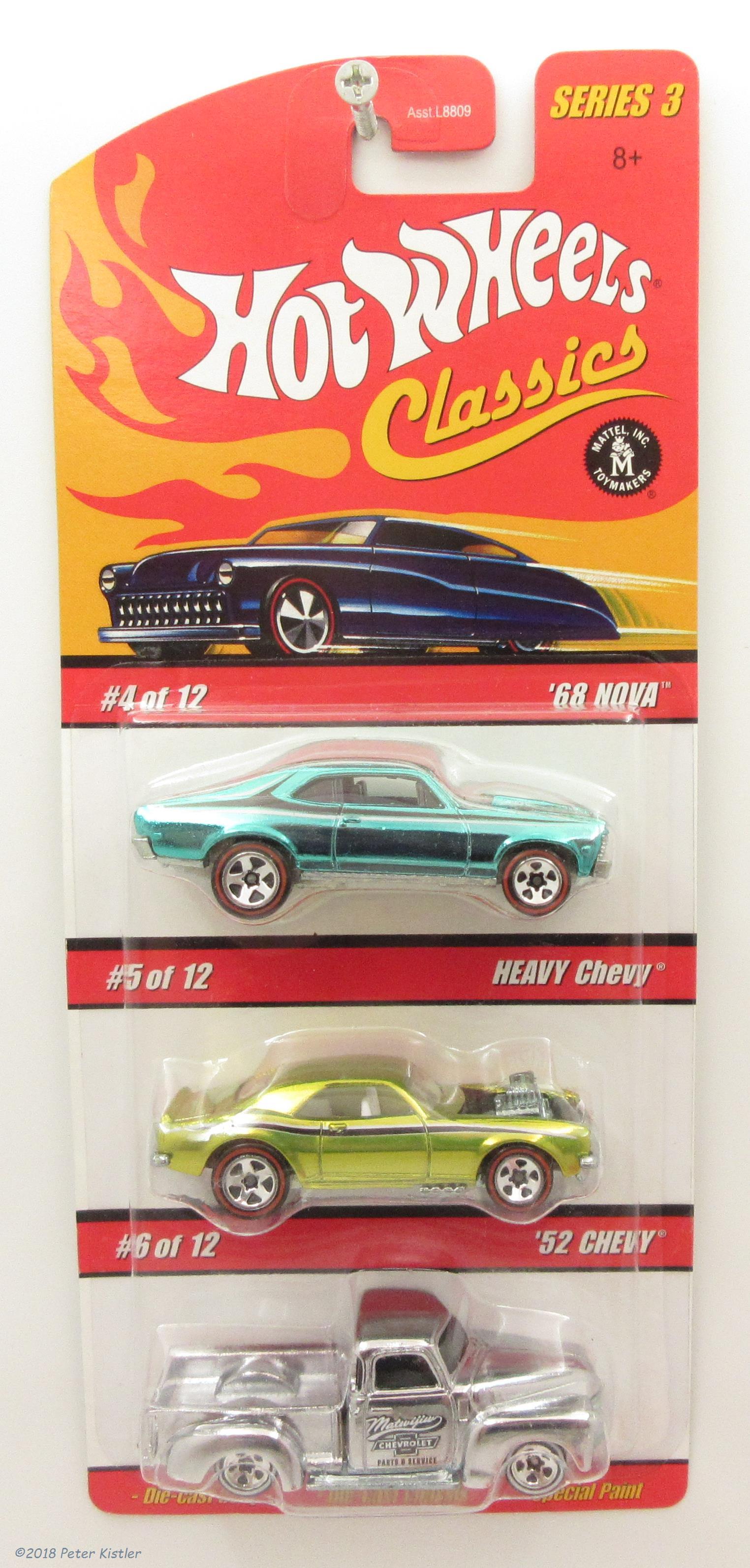Hot Wheels 2007 Classics Bad bagger, nitty gritty Kitty & fat fendered