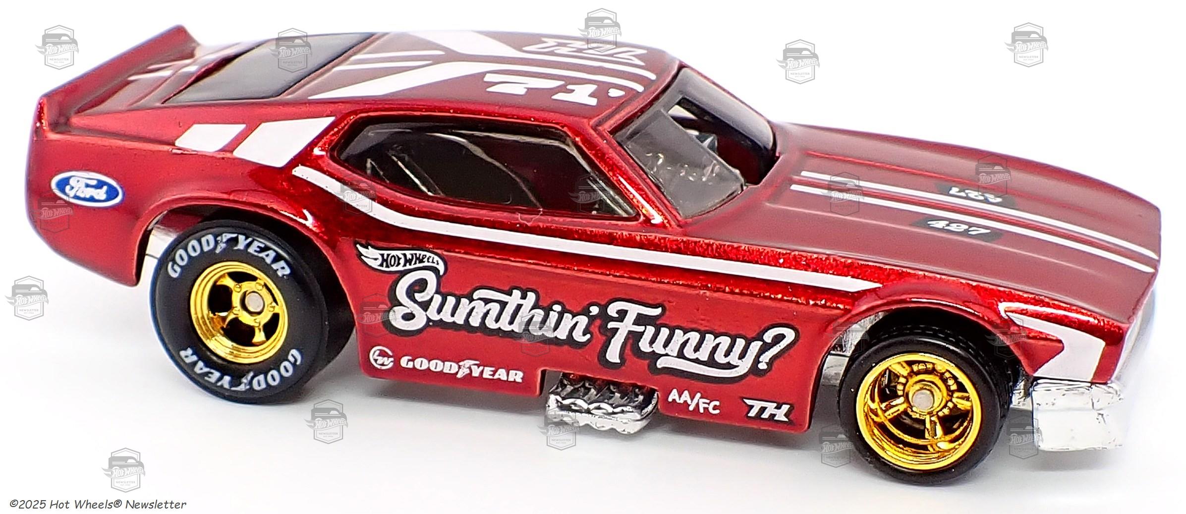 ’71 Mustang Funny Car — Spectraflame red